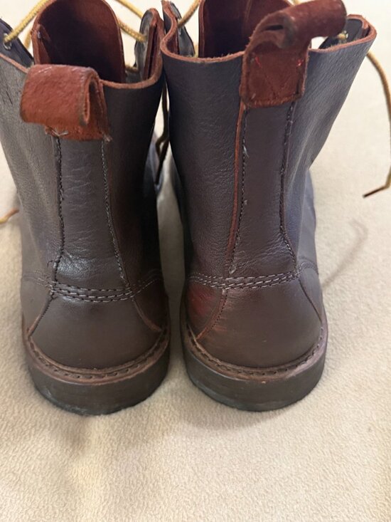 MEN\'S ALLEN EDMONDS BROWN LEATHER BOOTS SIZE 12D main image 5
